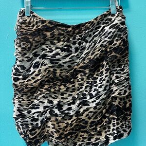 Emanuel Ungaro Animal Print Skirt